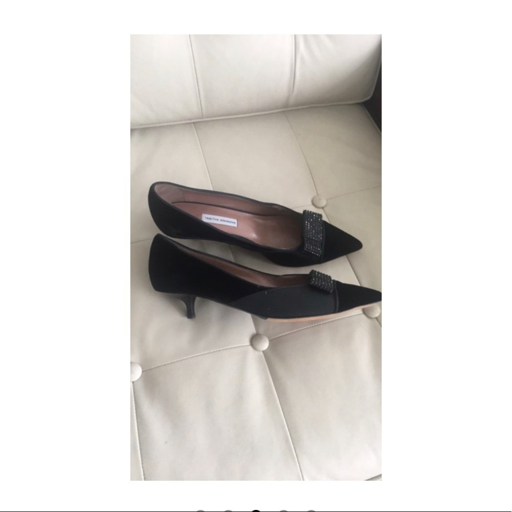 NWT Tabitha Simmons velvet kitten heel - Picture 3 of 7